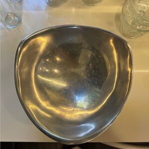Chic Silver Nambe Serving Bowl